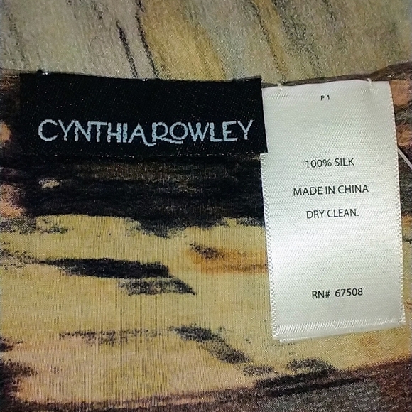 CYNTHIA ROWLEY SILK SCARF NWT - Picture 5 of 7